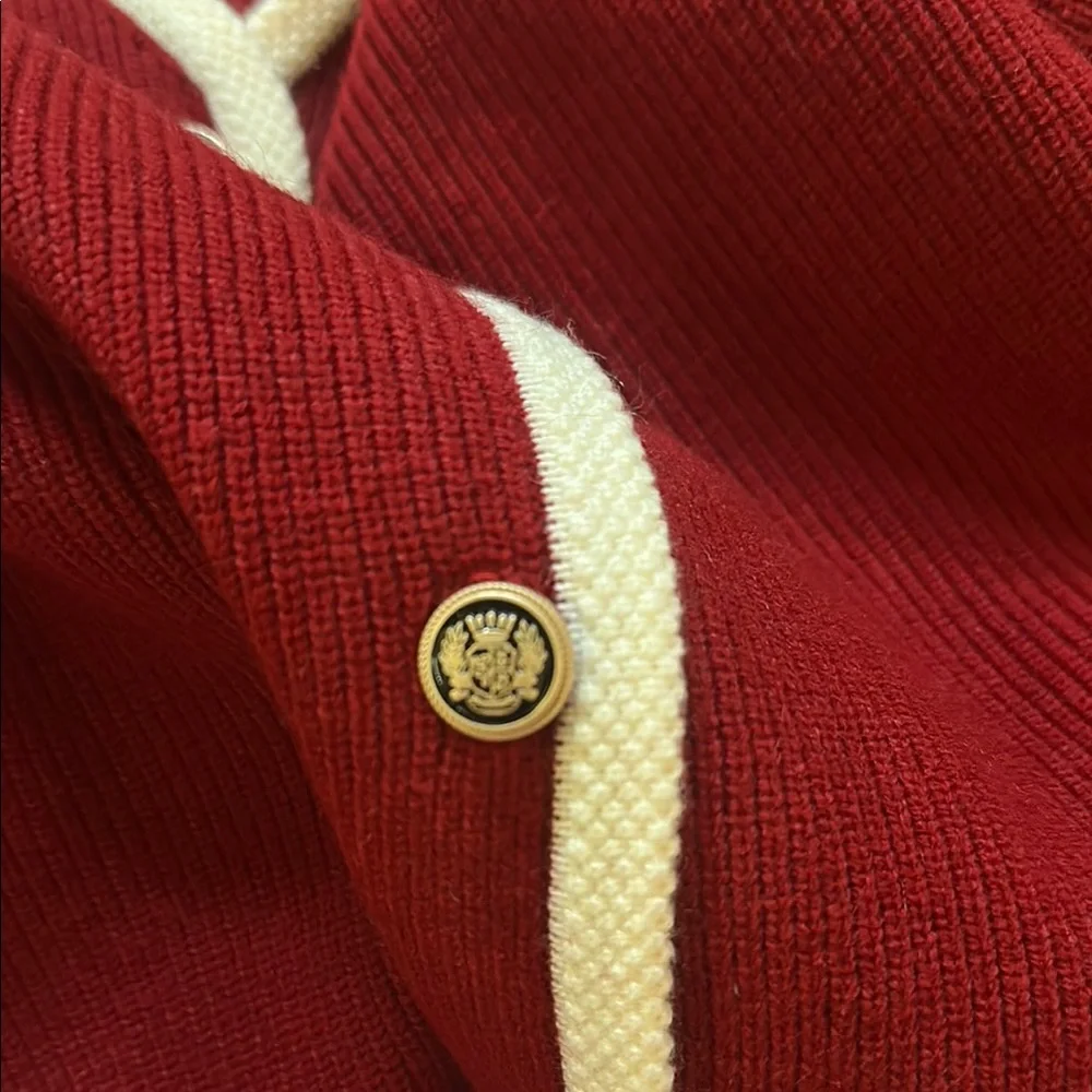 Commense Burgundy and White Tank Top - Picture 4 of 4